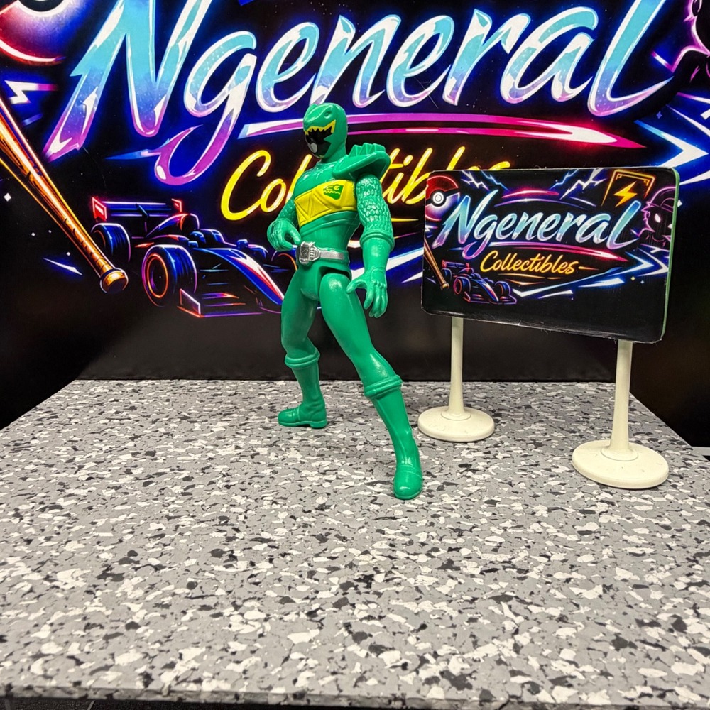 Power Rangers Dino Charge Green Ranger Action Figure 2014 Bandai Riley Griffin